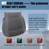 Gray Front Driver Side Bottom Replacement Cloth Seat Covers Compatible with Ford F250 F350 F450 F550 2017 2018 2019 2020 2021