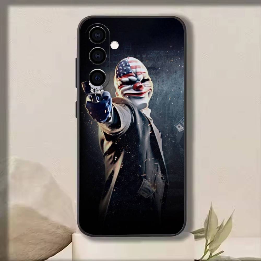Payday   Phone Case For Samsung Galaxy A73,A72,A71,A70,A53,A52,A51,Others Soft Black Cover