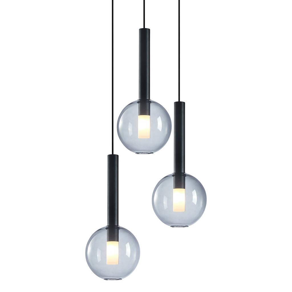 Lampa Wisząca Niko 3 G9 Czarny Milagro Ml0333