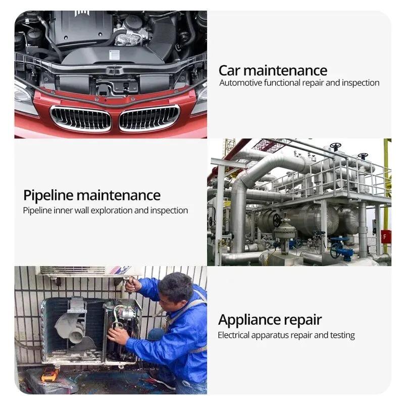 Handheld Single/dual Lens Endoscopic Camera 4.3-inch Large Screen IPS Industrial Inspection Camera IP67 Waterproof Snake Camera