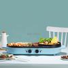 Larger 2 in 1 220V Electric Hot Pot Oven Smokeless Barbecue Machine Home BBQ Grills Indoor Roast Meat Dish Plate Multi Cooker