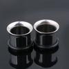 1 Paar 316L Chirurgenstahl Flesh Tunnels Single Flare Ohrstöpsel Ohrring Expander Ring Piercing Schmuck