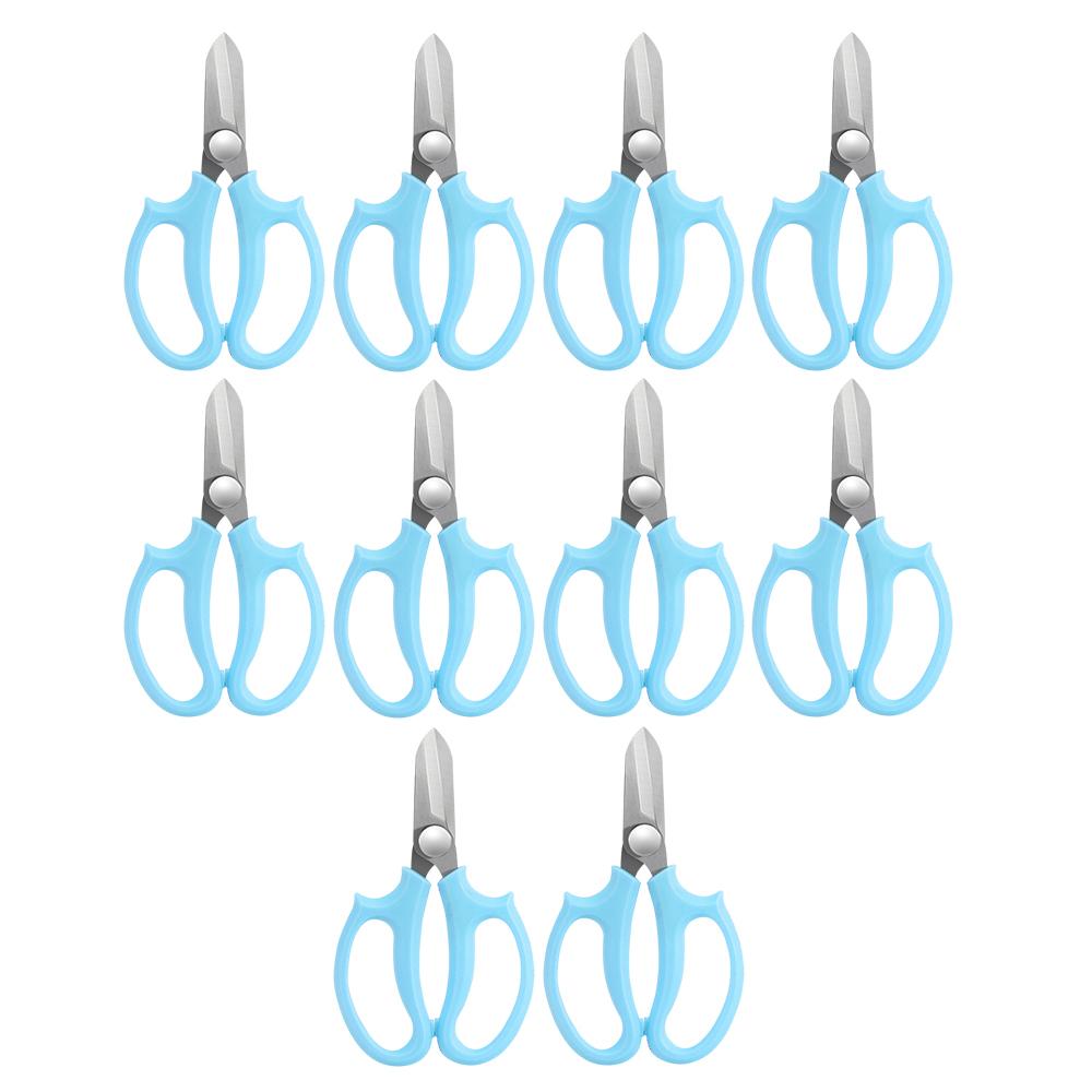 10 Piece Garden Flower Scissors, Sharp Stainless Steel Floral Shears, Trimming Plant Scissors All