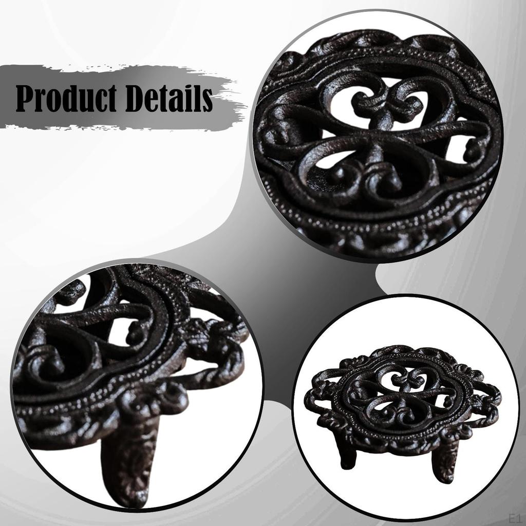 Robuster Teekannenwärmer, Teelichtwärmer im Vintage-Design mit stabilem Halter für Villabalkon, Hotel,