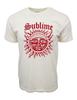 The-Sublime Logo Grafisch T-shirt Beige