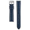 [Seiko Watch] Genuine Cowhide/Alligator Leather Band, RS01C18NY, Men's, Navy, Width 18mm
