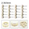 Rotary Tool Wool Polishing Accessories 20pcs for Grinding Buffing Metal Plastic Jewelry Jade Gem Olives Walnut Amber Stone