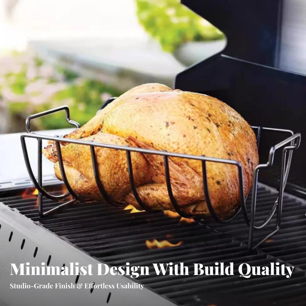 Roasting Rack with Handles Non-Stick Cookware Versatile for Home Cooks