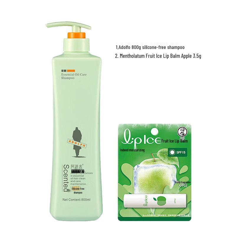 

ADOLPH Oil Control Shampoo & Apple Lip Balm Set