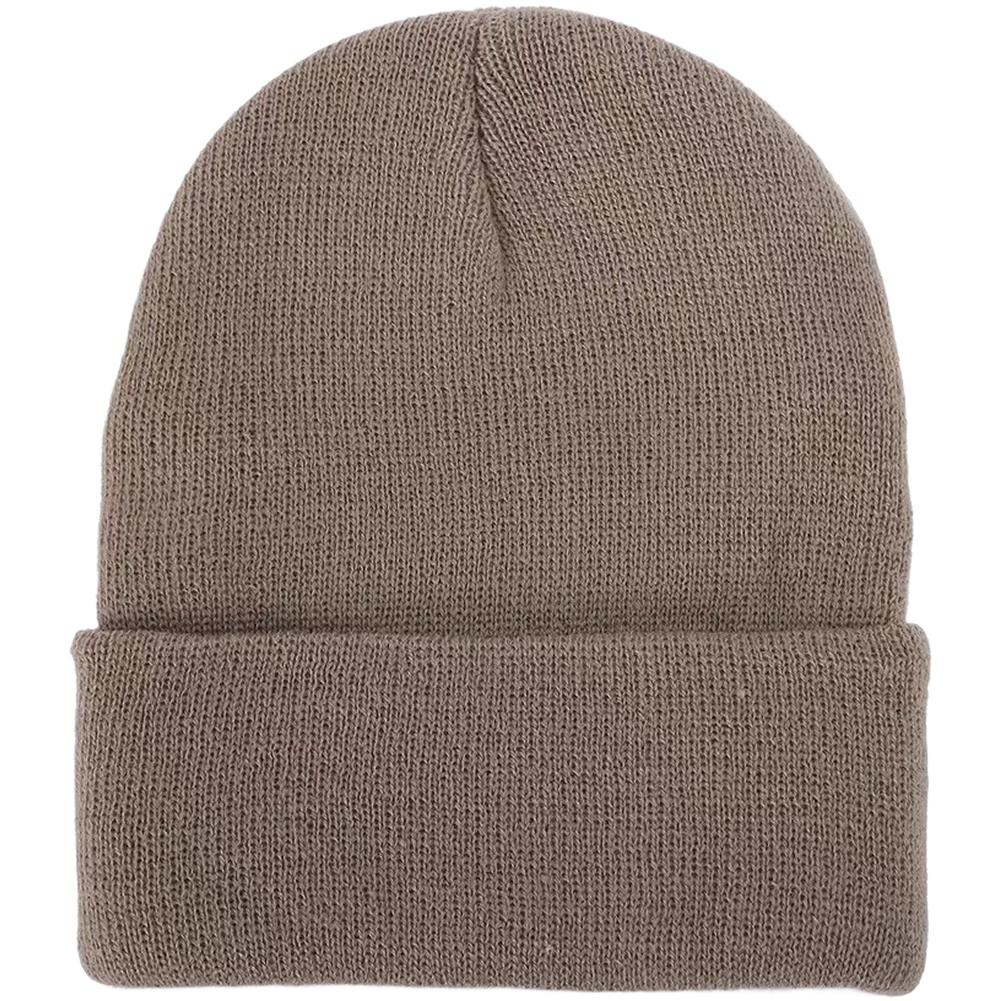 Breathable Fabric Fluorescent Colors Knitted Beanie Winter Dome Hat