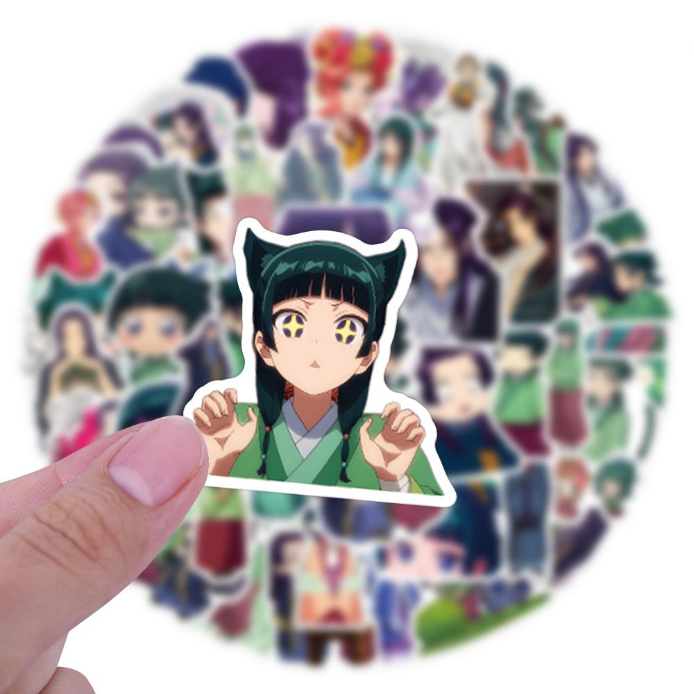 50Pcs/Set The Apothecary Diaries Stickers DIY Fashion Waterproof Doodle Decals Stickers