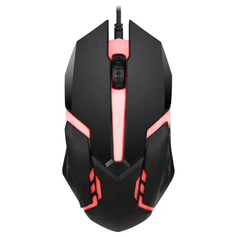 Esports Gaming Mouse, Wired, Cool Light, Usb Computer Interface, Business Office, Black And White, Multiple Types To Choose From
