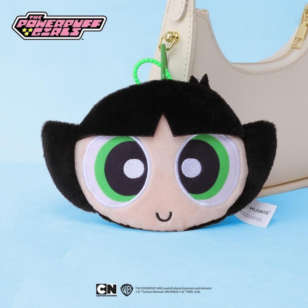 Genuine The Powerpuff Girls Coin Purses Blossom Bubbles Cartoon Plush Toy Lipstick Portable Storage Bag Earphone Bag Girls Gifts