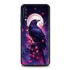Black Raven Phone Case for Samsung Galaxy A56 A36 A26 A16 A34 A24 A42 A22 A20 A12 A40 A30 A10 5G Soft TPU Cover Shell Fundas Bag