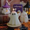Halloween Ghost Scented Candle Scented Atmosphere Cute Niche Handmade Fragrance Modeling Wax Prop Ornament Aromatherapy Candles