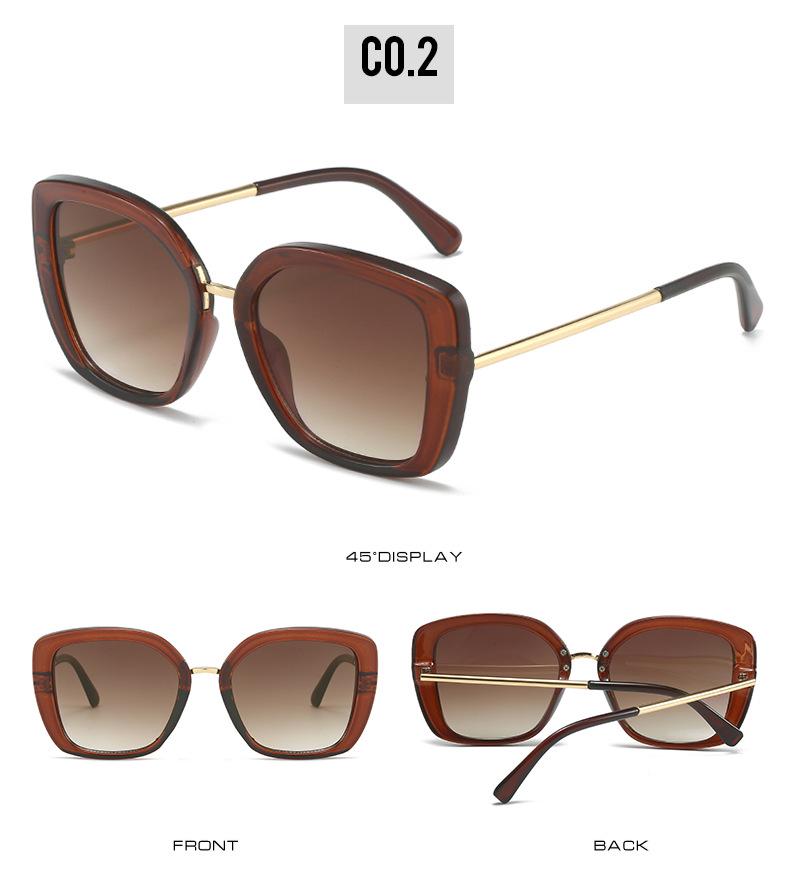 2022 Winter Square Frame Sunglasses: Trendy European & American Street Style Glasses for Women