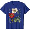 Papavero Rosso Papaveri Botanici T-shirt Papavero Rosso