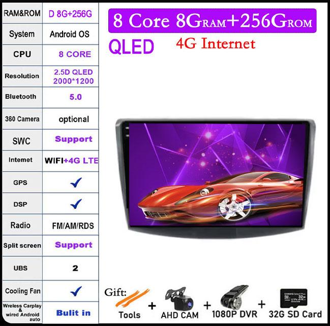 For Volkswagen VW Passat B6 B7 CC 2007-2016 Android 14 Car Radio Carplay Autoradio Player Stereo Video Multimedia GPS Navigation