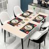 Colorful Floral Mexican Placemats Set of 4 Washable Table Mats for Kitchen Dining Table,Heat-Resistant Place Mats for Indoor Outdoor Party Holiday