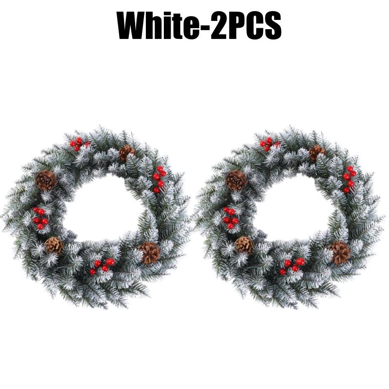 Weihnachtskranz Rebe Feiertagsdekorationen für Zuhause Tür Wand Tisch Mittelstück Festliche Weihnachtsfeier Saisonale Ornamente