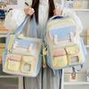 Schoolbag Soft Sister Small Fresh Schoolbag Korean College Style Backpack Multi-compartment Design Sense Female Junior High School Student Travel 