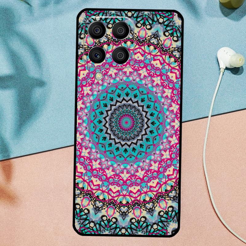 Floral Flower Mandala Design For Samsung Galaxy M14 M34 M54 M20 M06 M16 M12 M13 M15 M35 M55 M33 M53 M21 M31 M32 M52 Case