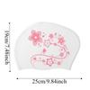 Soft Flower Swim Headgear Thicken Design Snorkeling Cap  Prevent Chlorine Irritation