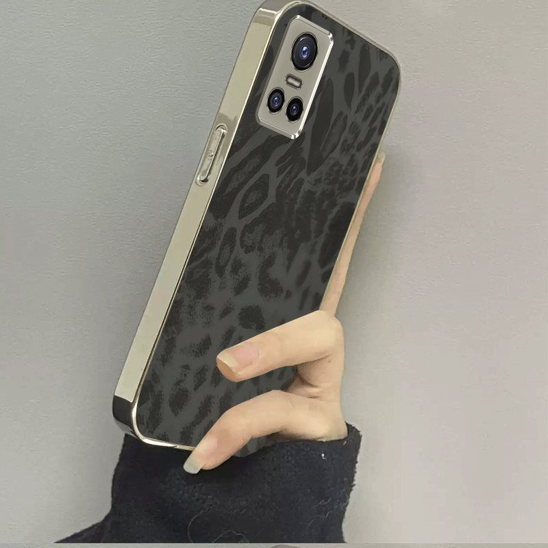 

Leopard Print REALMEGTNeo3 Mobile Phone Case Mirror Protective Case Creative Electroplating REALMEGTNeo3