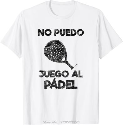 Men's Clothing Padel Paddle Tennis No Idea How To Play Oversized T-shirt Spanish Cotton Tshirt Custom Printed Fitness T Shirt