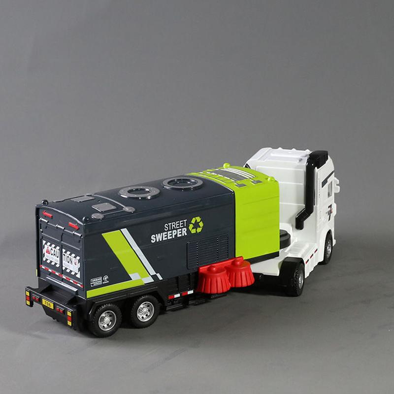 Garbage Truck Toy Press Type Sanitation Truck Model Kids Educational Toy Vehicle For Boys Children Gift