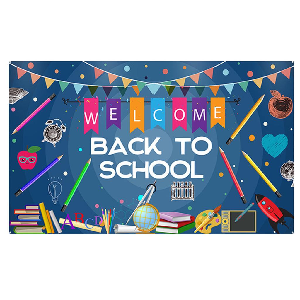 Back to School Background Cloth for Decoration and Photo Booth