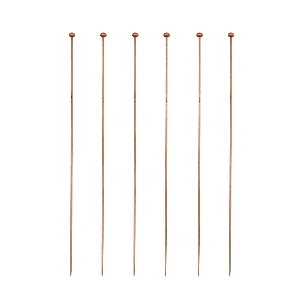 6PCS Bamboo Crochet Hooks for Weaving Bag Socks Yarn Crafts Wood Knitting Needle Pointed Head Knitting Needle