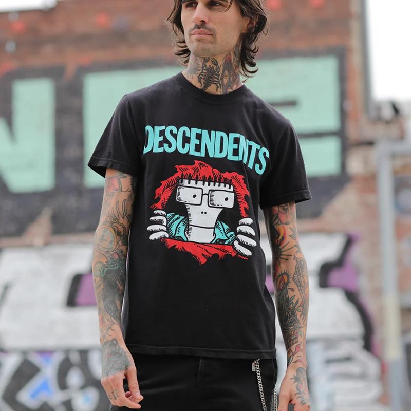 Amerikanischer Pop-Punk THE DESCENDENTS Descendants Band Locker Direkteinspritzung Herren und Damen Kurzarm T-Shirt