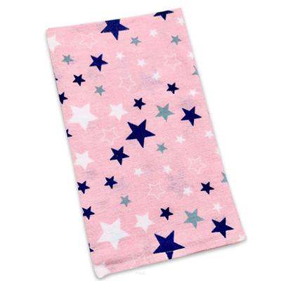 Stars Rose Flannel Diaper
