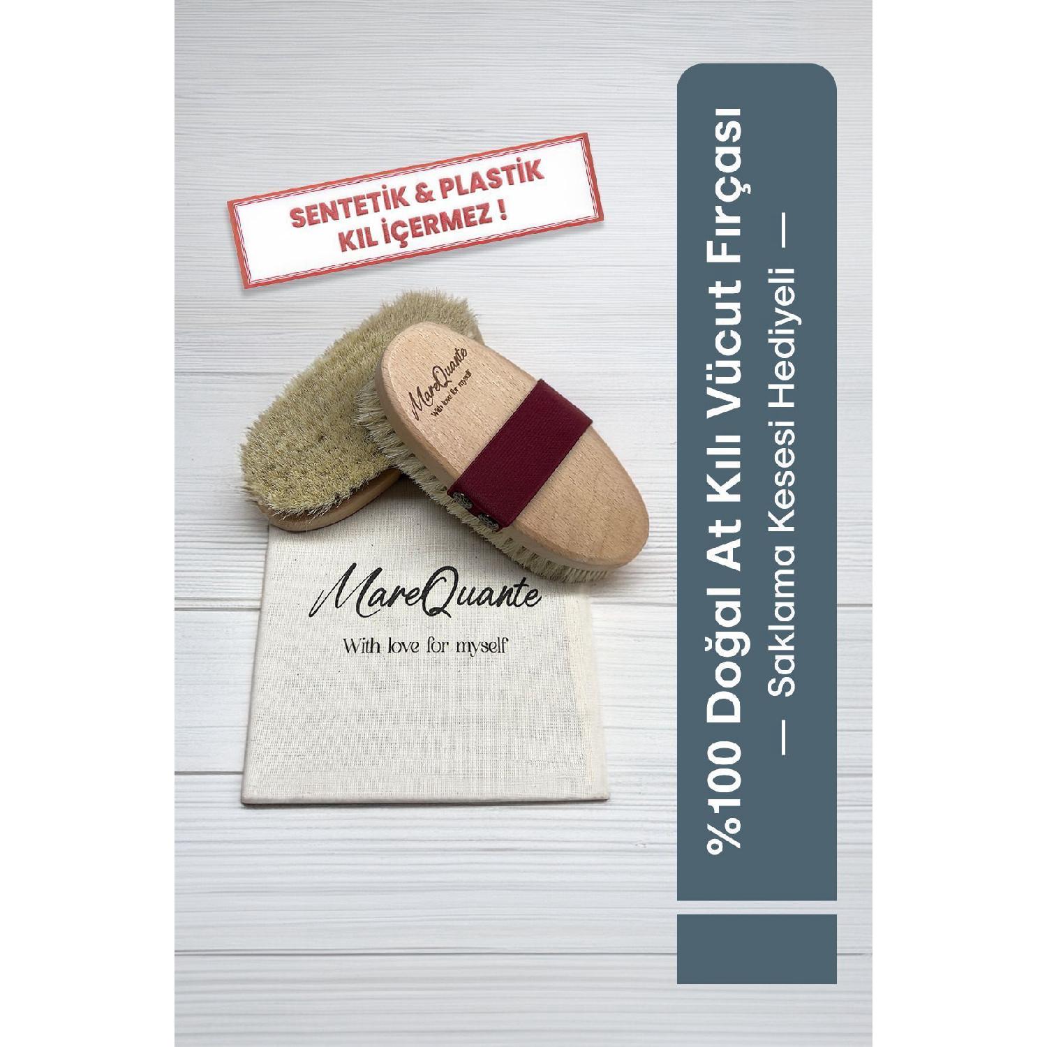 

100% Natural Horsehair Cellulite Brush (with Storage Pouch Gift)