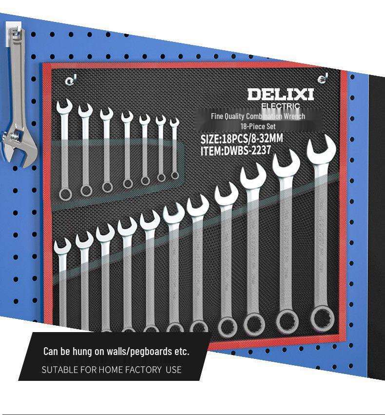 Maul- und Ringschlüssel-Kombinationssatz – Kompakt und vollständig