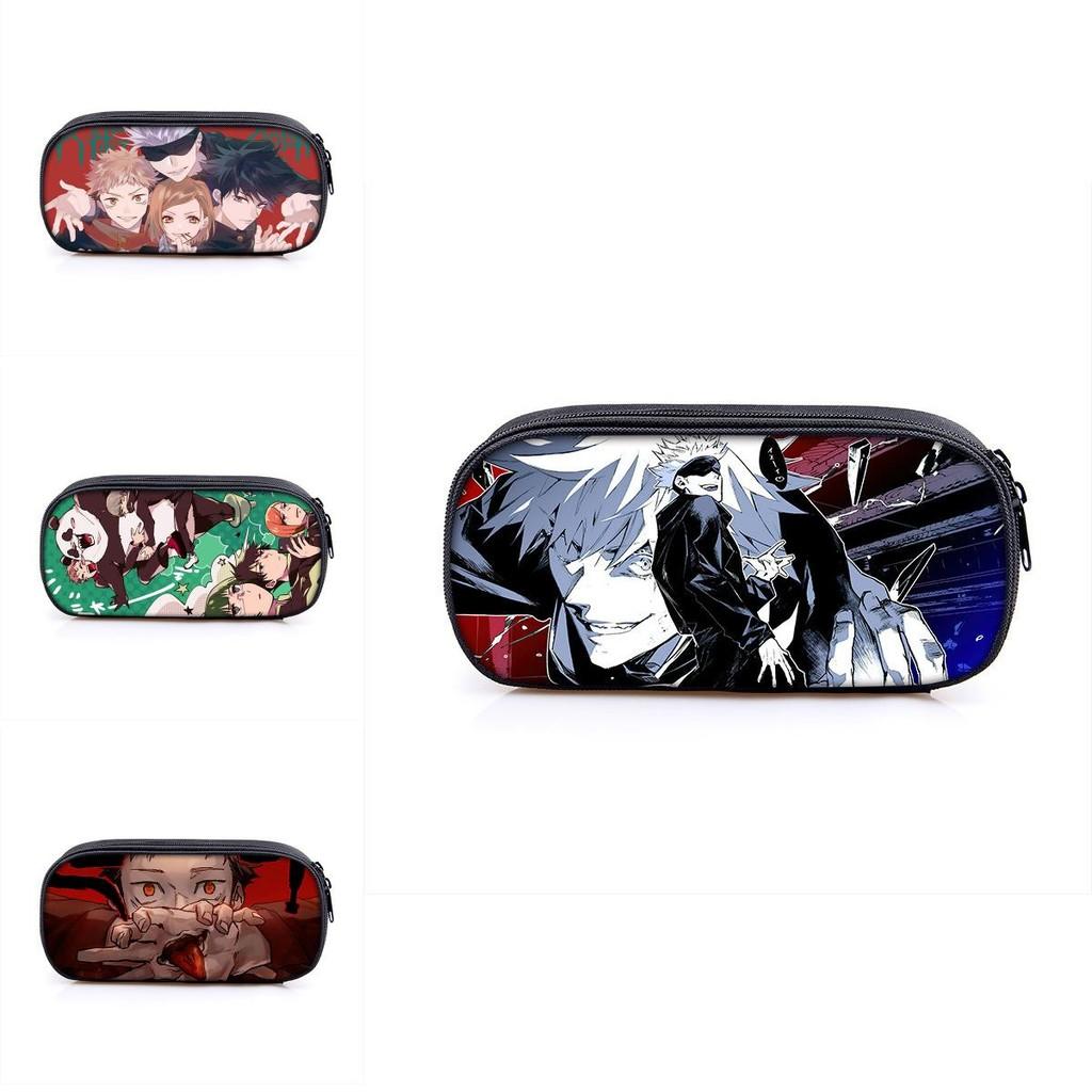 Piórnik Jujutsu Kaisen o dużej pojemności dla uczniów i na niezbędne kosmetyki