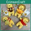 Hat Pooh Straw Bear Holding Pineapple Pendant Cute Plush Key Chain Bags Decor