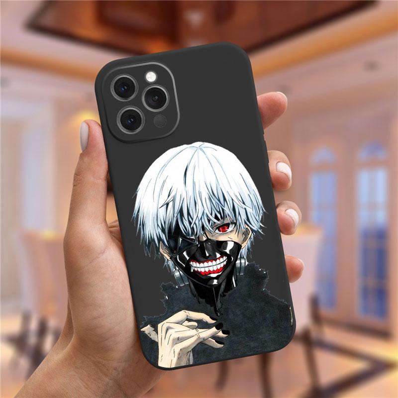 Japanese Anime Tokyo Ghoul Japan Suave Phone Case For iPhone 13 Mini 12 11 Pro Max 7 8 6s Plus XS Max XR Back Fundas Coque Cover