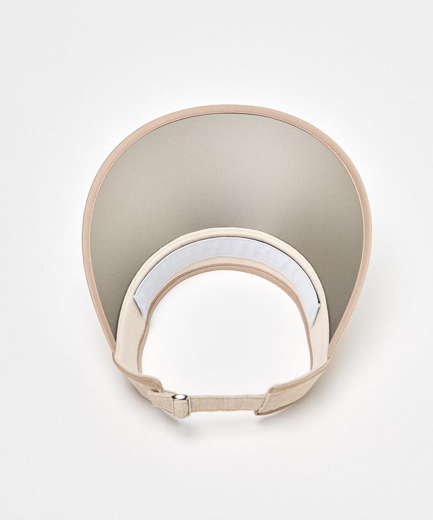 [Munsingwear] Sun Visor, Cell Brim Visor, UV Protection, Wide Brim, Heat Shielding, Sun Protection, Golf, MG5SCP52L, Women's, BG00 (beige)