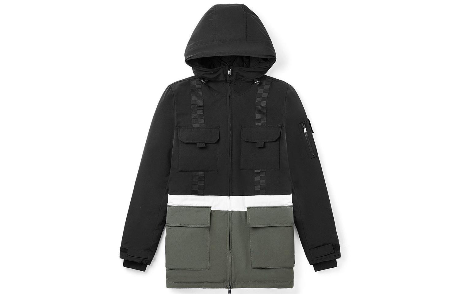 Vans Down Jacket Men s Black Gray VN0A4BQ5BLK M