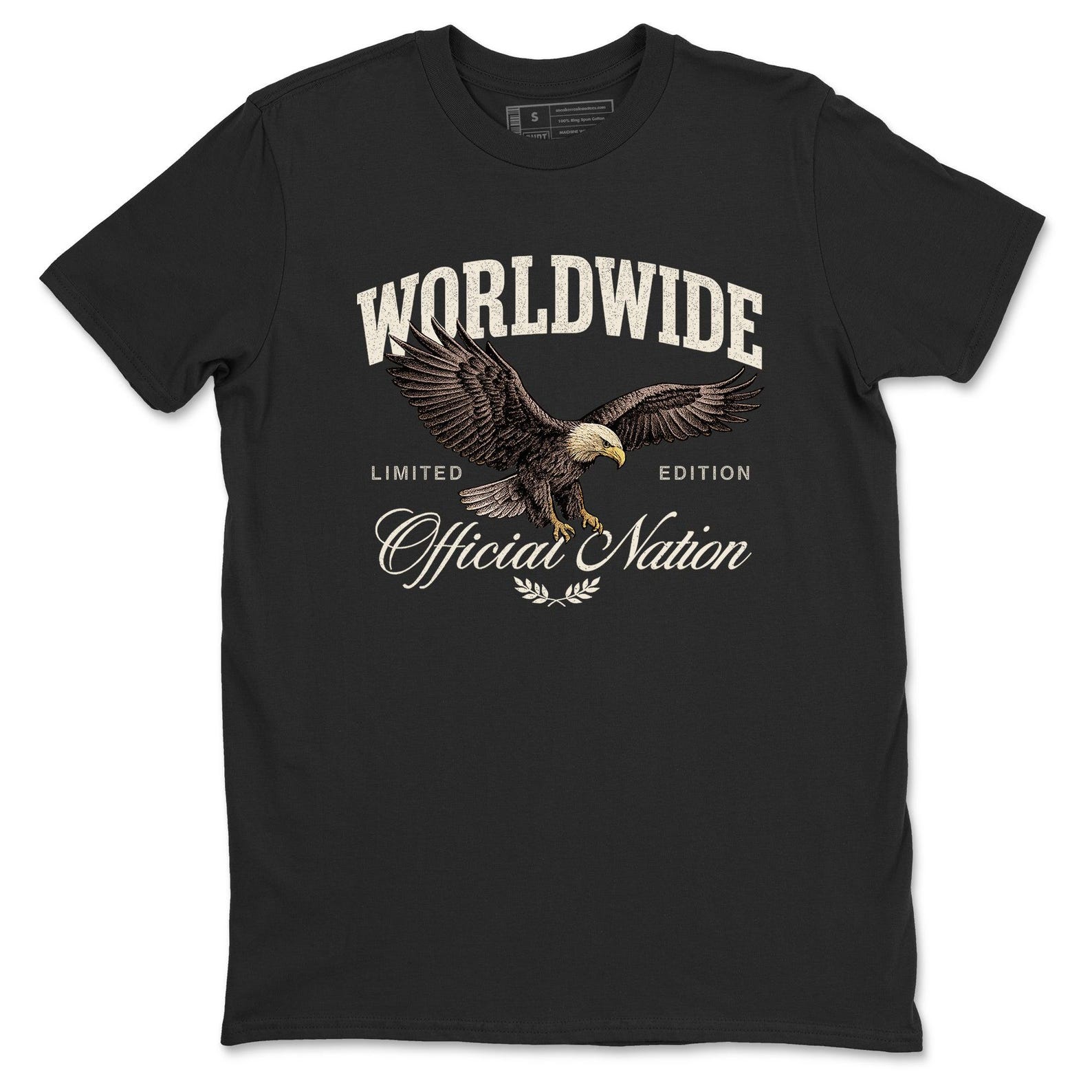 Worldwide Official Nation graphic tee. Streetwear Brand Graphic T-Shirt. 11s Grand Finale M