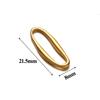 5pcs Stainless Steel Irregular Oval Charms Pendant for DIY Jewelry Findings Earrings Making Necklace Connector Bracelet Supplies