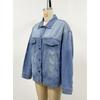 Spring and Autumn Women's Plus Size Denim Jacket Casual Loose Jacket