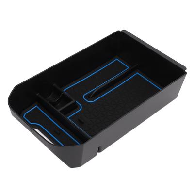 Scatola portaoggetti per bracciolo auto Vassoio organizer inserto console centrale Sostituzione per RAV4 2019?2021Blu