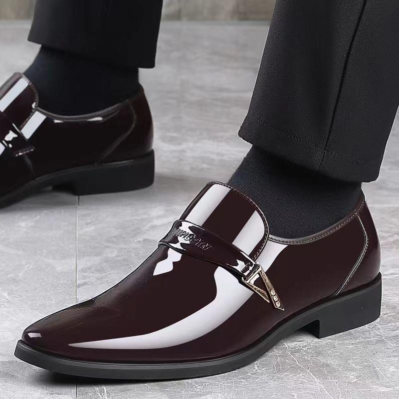Leather men's shoes casual leather shoes men's non-slip versatile soft-soled shoes men's