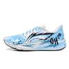 Li Ning Red Hare 9 Jacquard Breathable Rebound Low top TUFF RB Rubber Outsole Running Shoes Women's Blue Black ARPW004-8(Team60-)