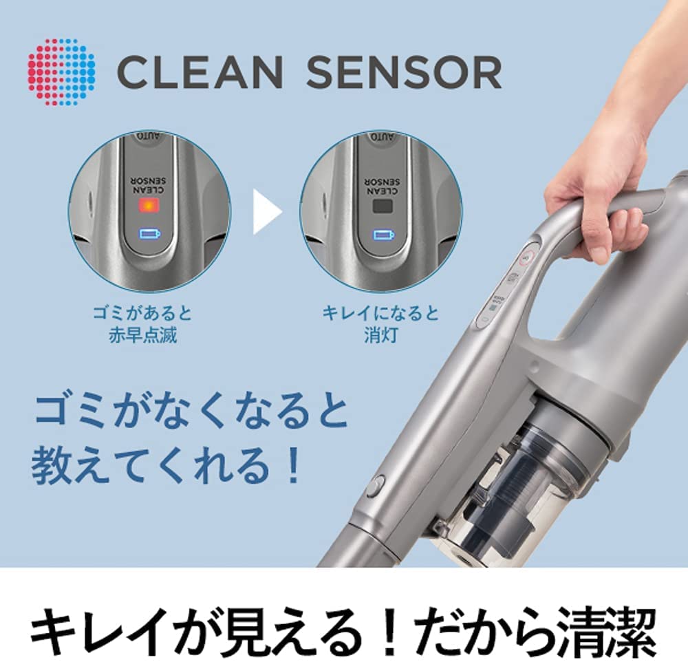 Panasonic Akumulátorový vysavač Greige Kartáčový čistič domácího prachu Detekce domácího prachu MC-SB52K-HC Bez zamotání