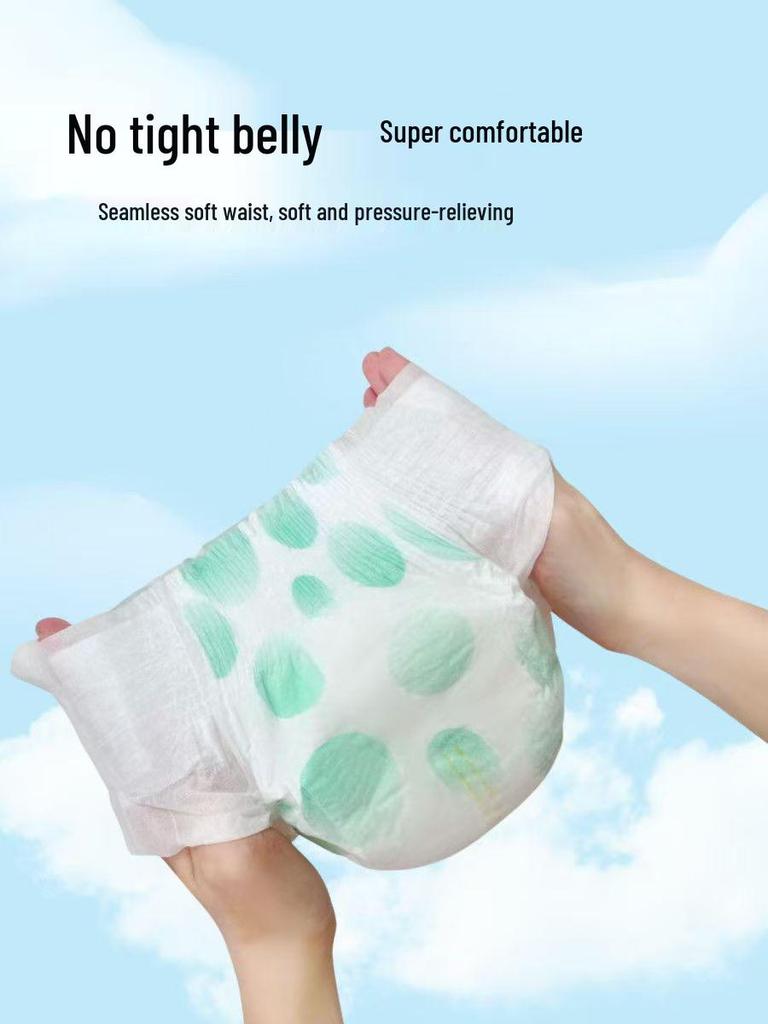 Ultra-Thin Soft Newborn Baby Diapers - High Absorbency & Breathable, All Sizes (S, M, L, XL)