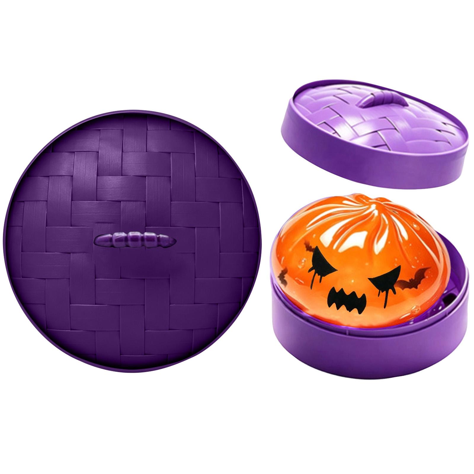 Halloween Steamed Bun Shaped Slow Rising Toy for Stress and Fun One Size оранжевый
